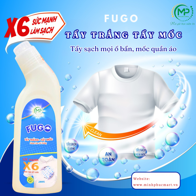 Tẩy Trắng, Tẩy Mốc FUGO