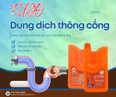 Thông Tắc Ống Cống Fugo 1kg