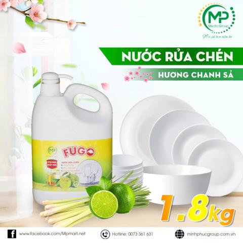 Rửa chén Fugo Hương Chanh 1.8 KG