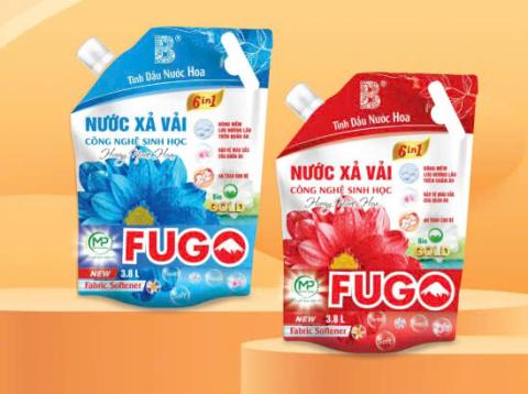 Túi Xả Vải Fugo Hương Nước Hoa 3,8kg - Xanh