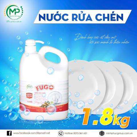 Rửa chén Fugo Hương Quế 1.8KG